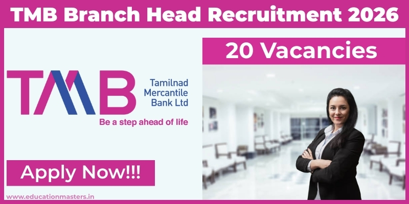 TMB Branch Head Recruitment 2026